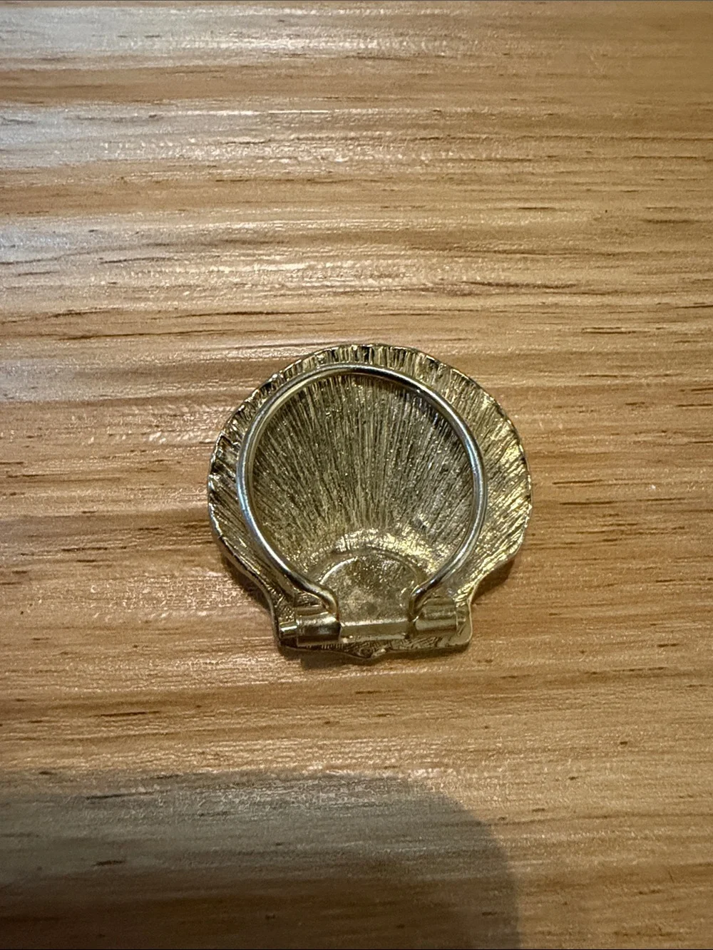 Gold Shell Tie Clip
